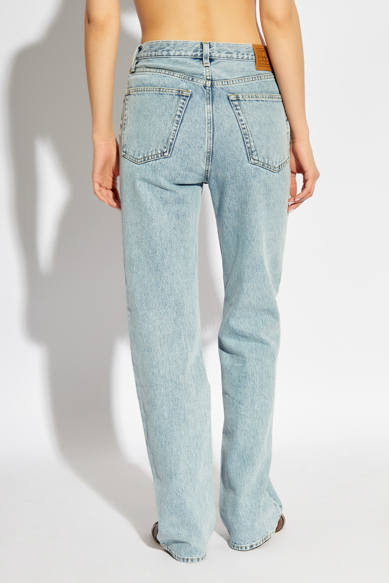 TOTEME｜JEANS (Barrel leg denim (241-WRB2378-FB0046 068) TOTEME｜JEANS (Barrel leg denim (241-WRB2378-FB0046 068